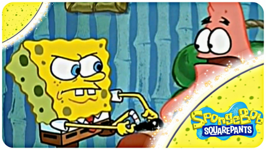 باب اسفنجی و دردسرهای بند کفش...