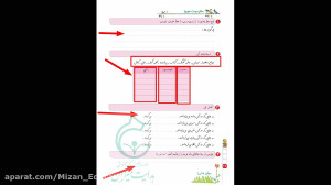 فارسی دوم دبستان نگارش درس هفت...