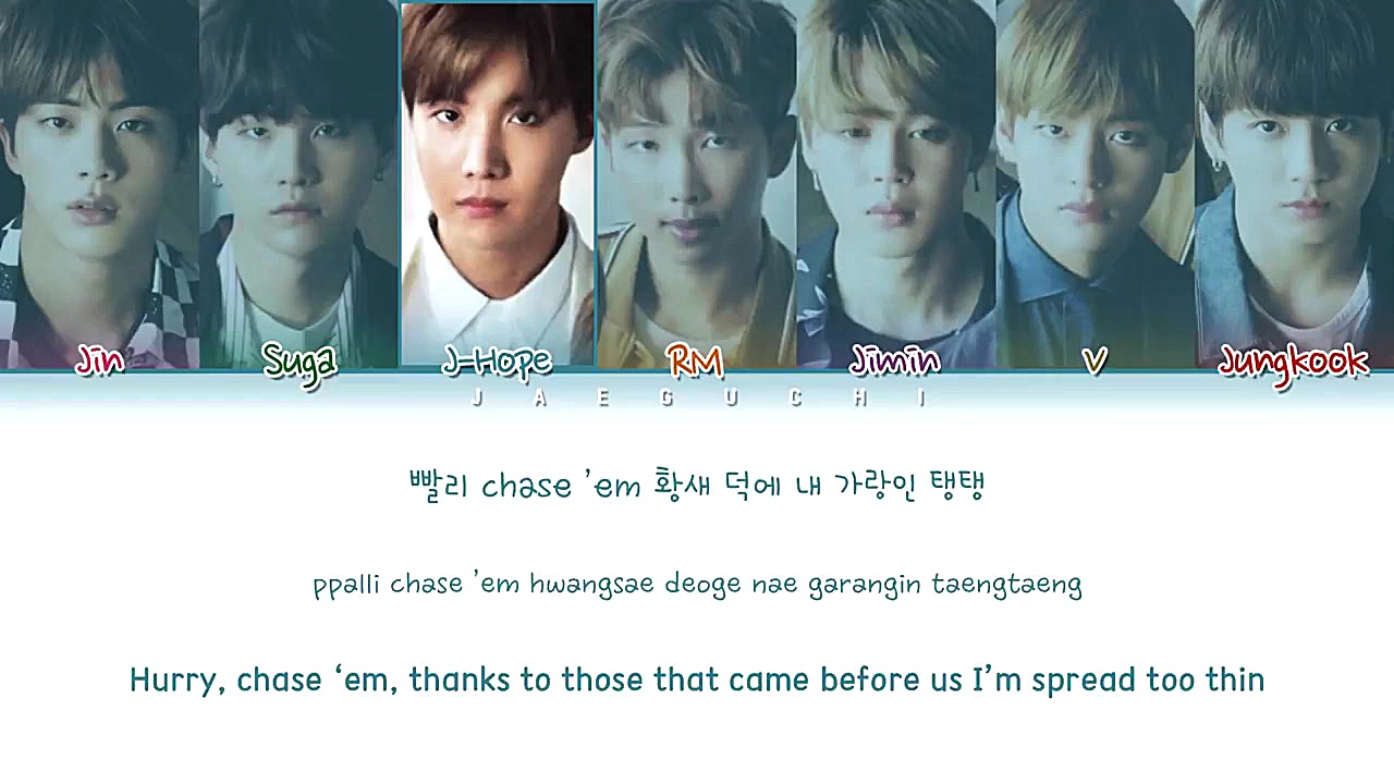 لیریک اهنگ BAEPSAE از بی تی اس...