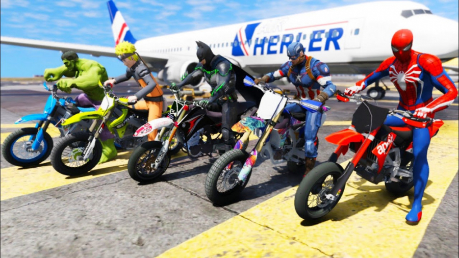 چالش هالک اسپایدر بتمن و ابرقه...