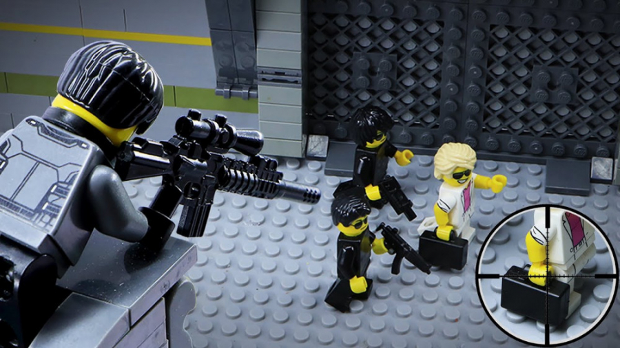 استاپ موشن لگو سیتی  مامور مخف...