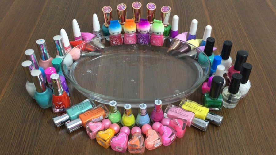 کلکسیون لاک در اسلایم شفاف