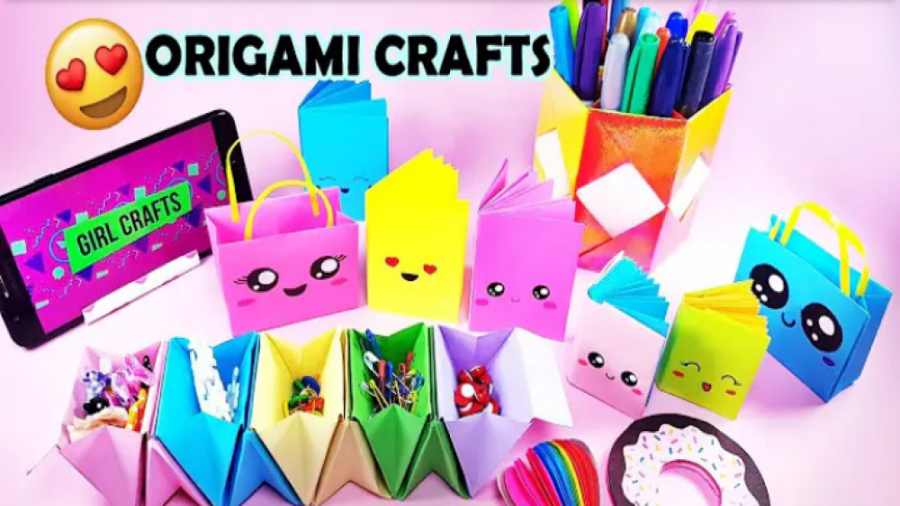 10 کاردستی با کاغذ در خانه  هن...