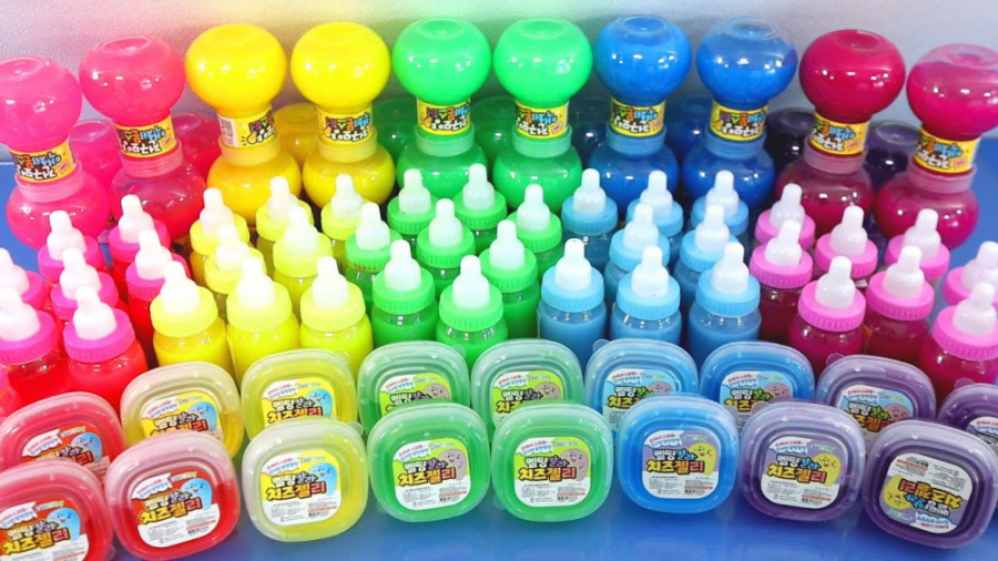 میکس اسلایمهای رنگی