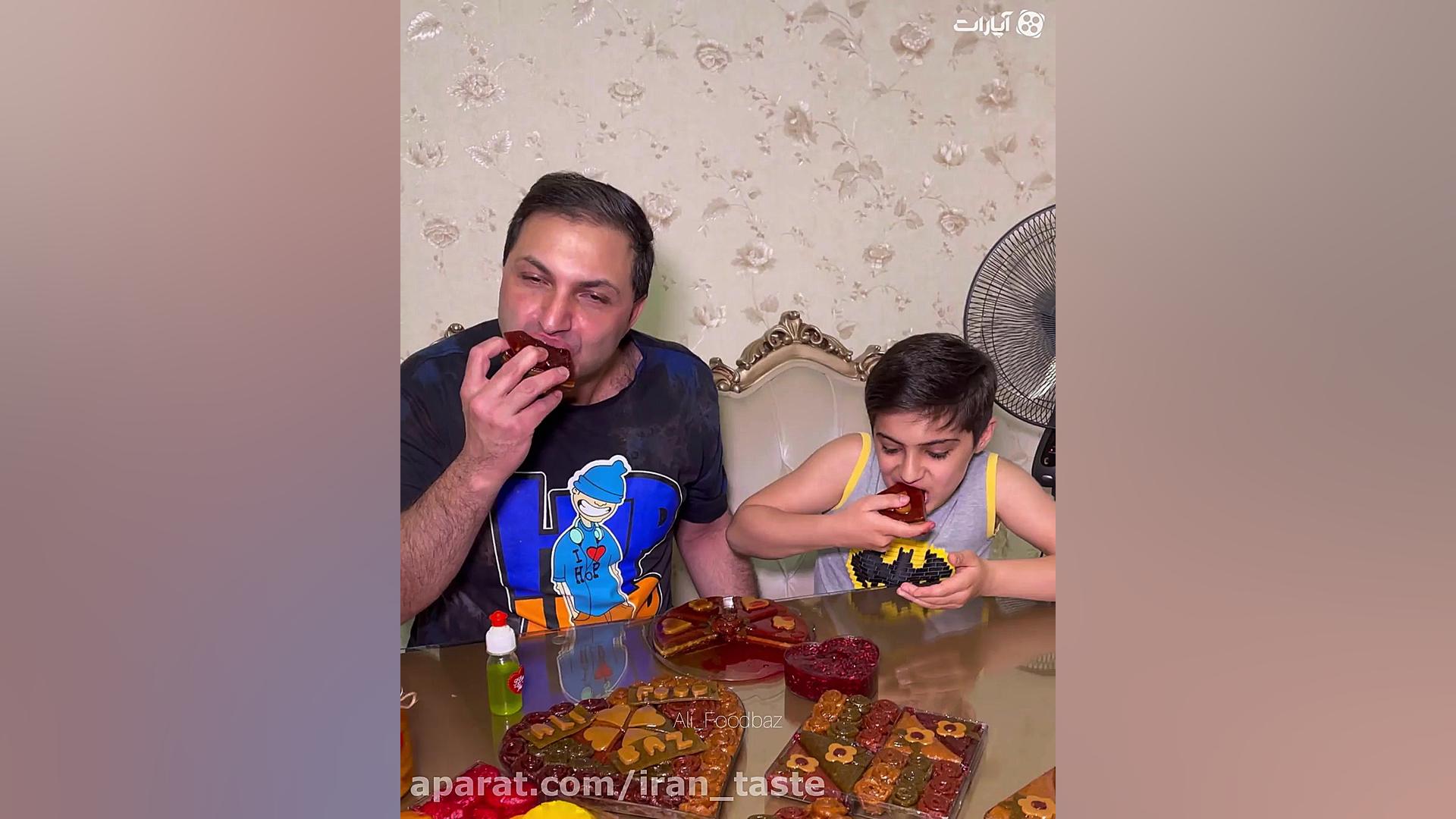 لواشک و‌ ترشک دِلبر و خوشمزه