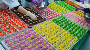 شیرینی های خانگی ژاپنی در کارخ...