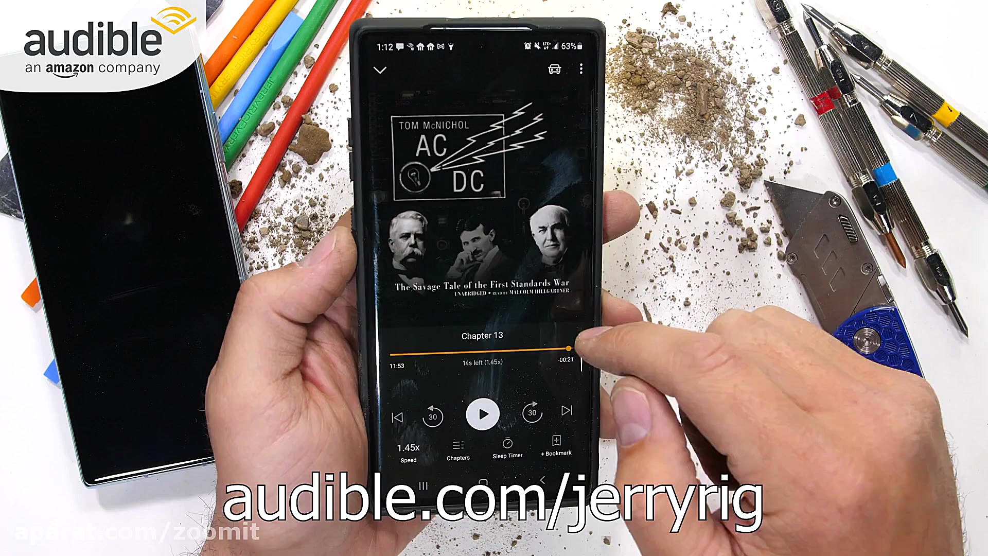 تست مقاومت میت ایکس ۲ هواوی