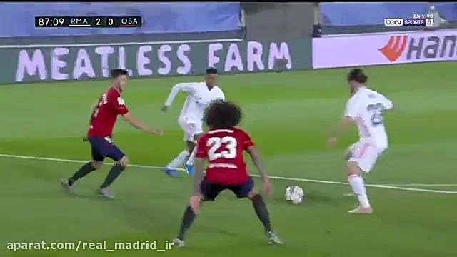 خلاصه بازی رئال مادرید 2 0 اوس...