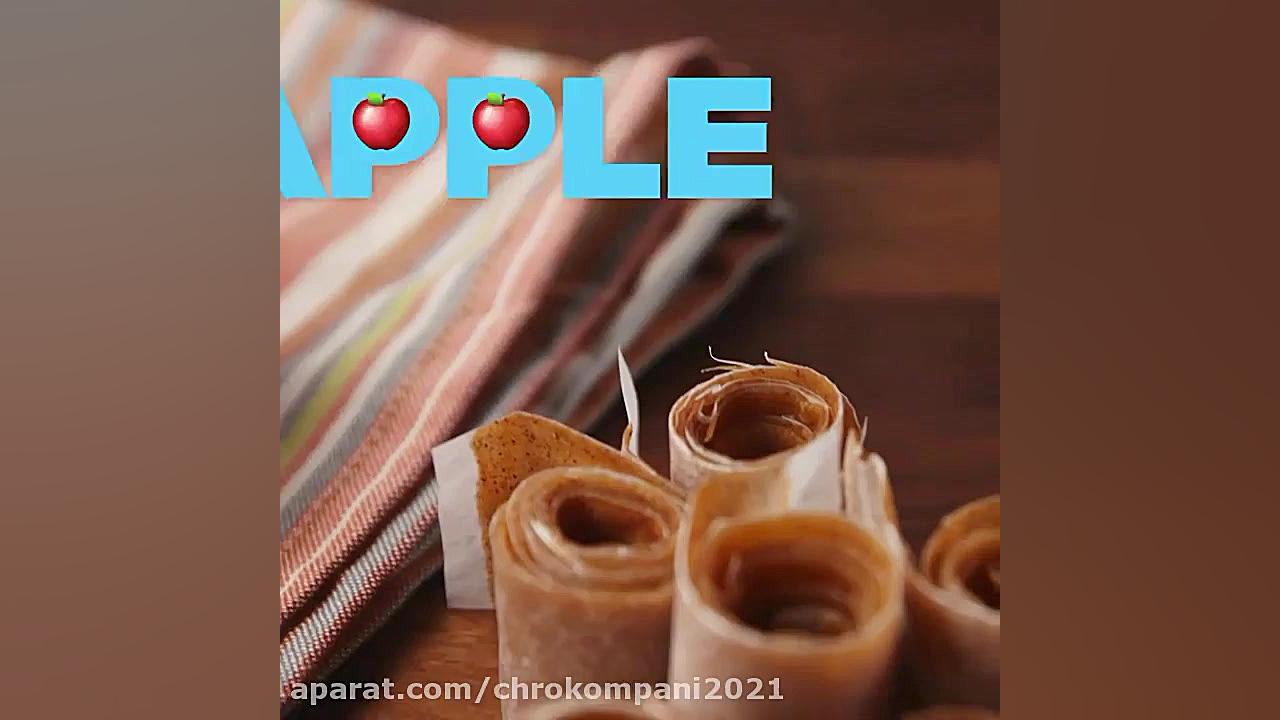 طریقه درست کردن لواشک با محصول...