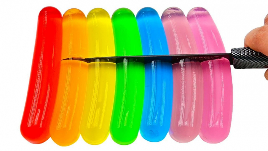 درست کردن ژله های رنگی  رنگین...