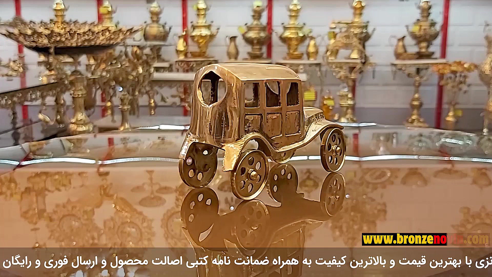 مجسمه برنزی ماشین بزرگ هندی کد...