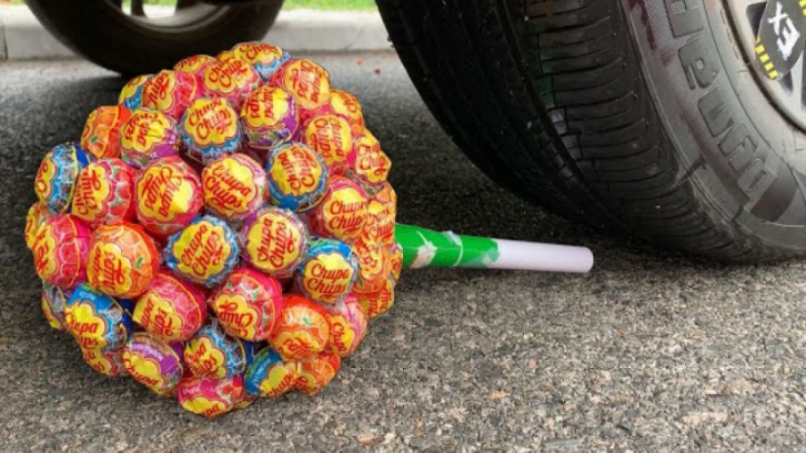 چالش خرد کردن وسایل زیر ماشین...