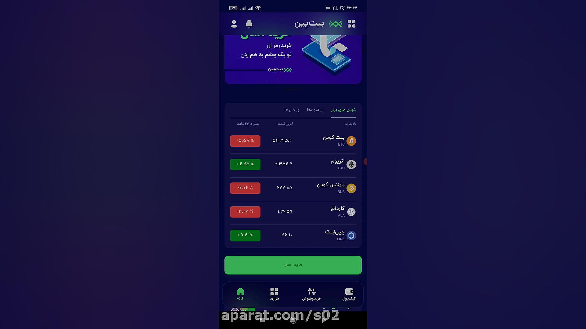 خرید و فروش ارز دیجیتال(دوج کو...