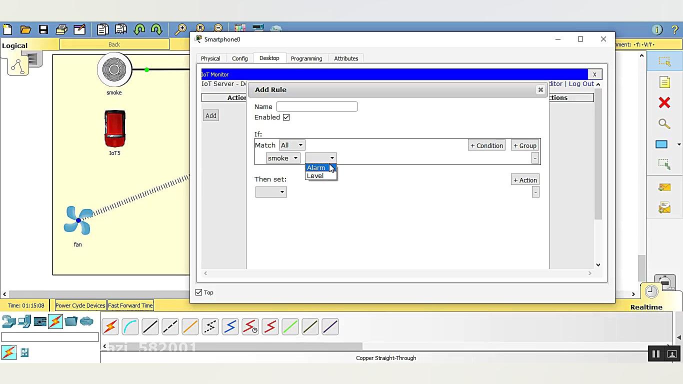 شبیه سازی اشیا IOT با گوشی هوش...