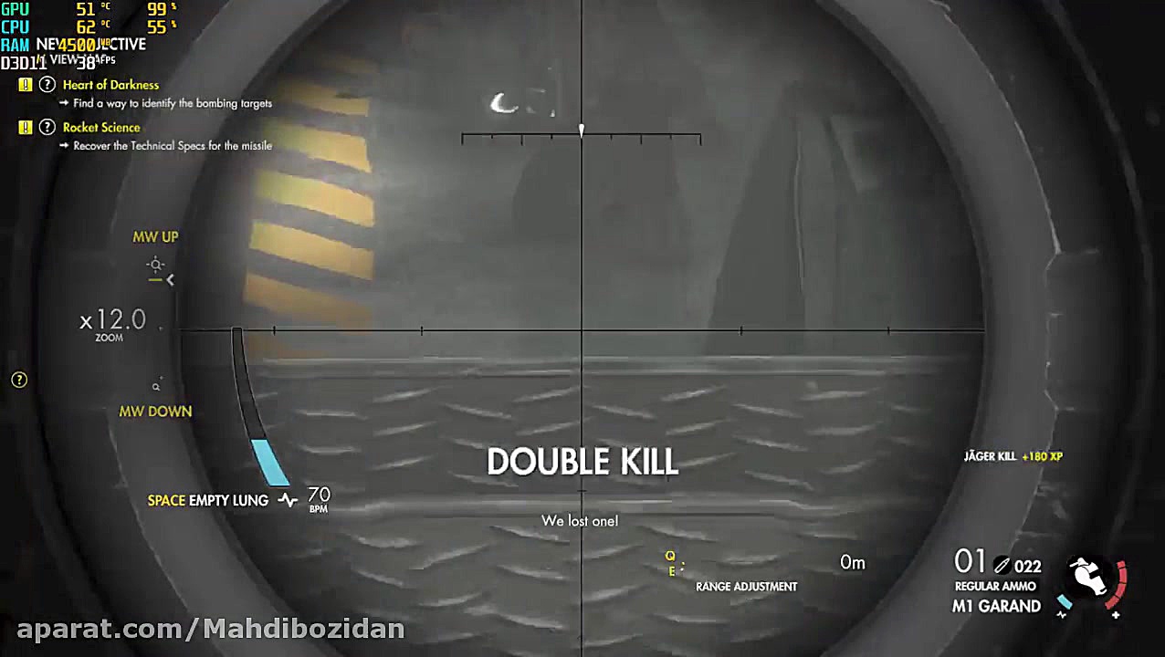 sniper elite 4 تکتیرانداز حرفه...