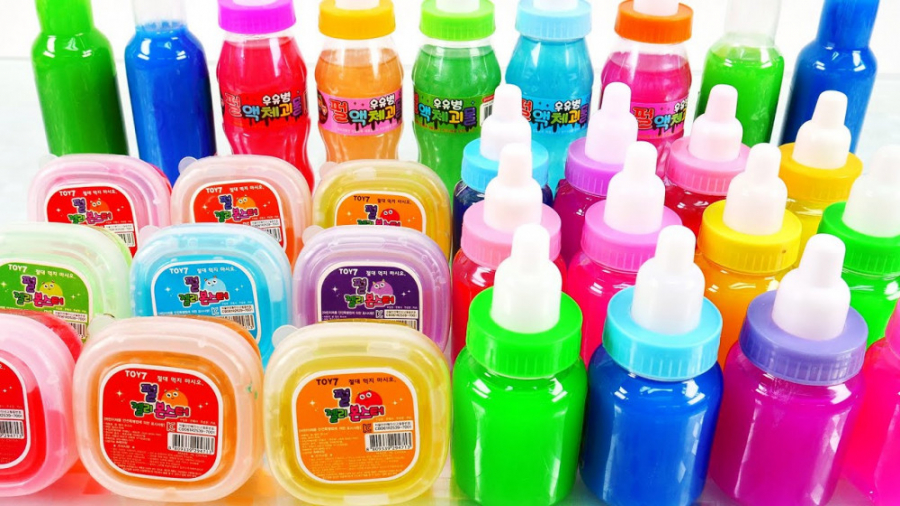 میکس اسلایمهای رنگی