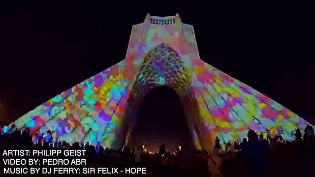 نورپردازی زیبای برج میدان آزاد...