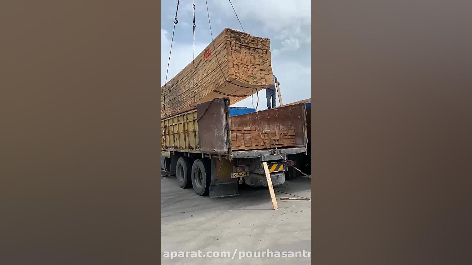 بارگیری و ارسال چوب های نراد ر...