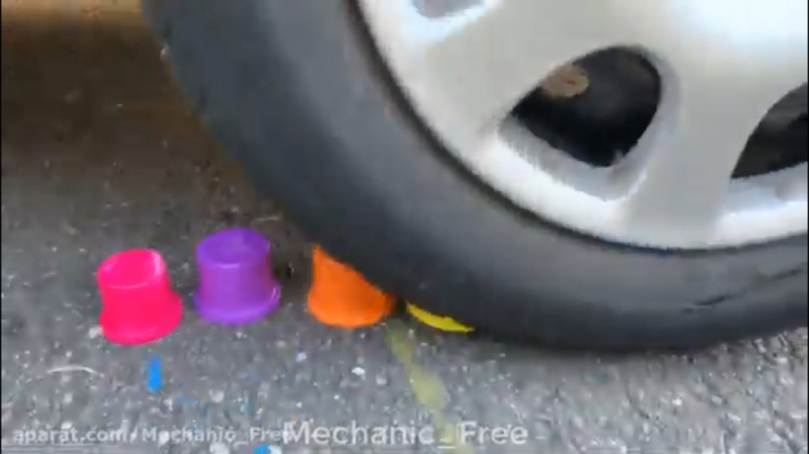 چالش ردشدن از روی اجسام ترد و...