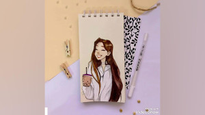 آموزش نقاشی با مداد رنگی