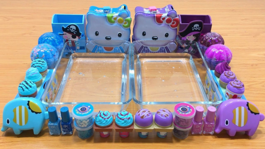 هلوکیتی اسلایم آبی و بنفش