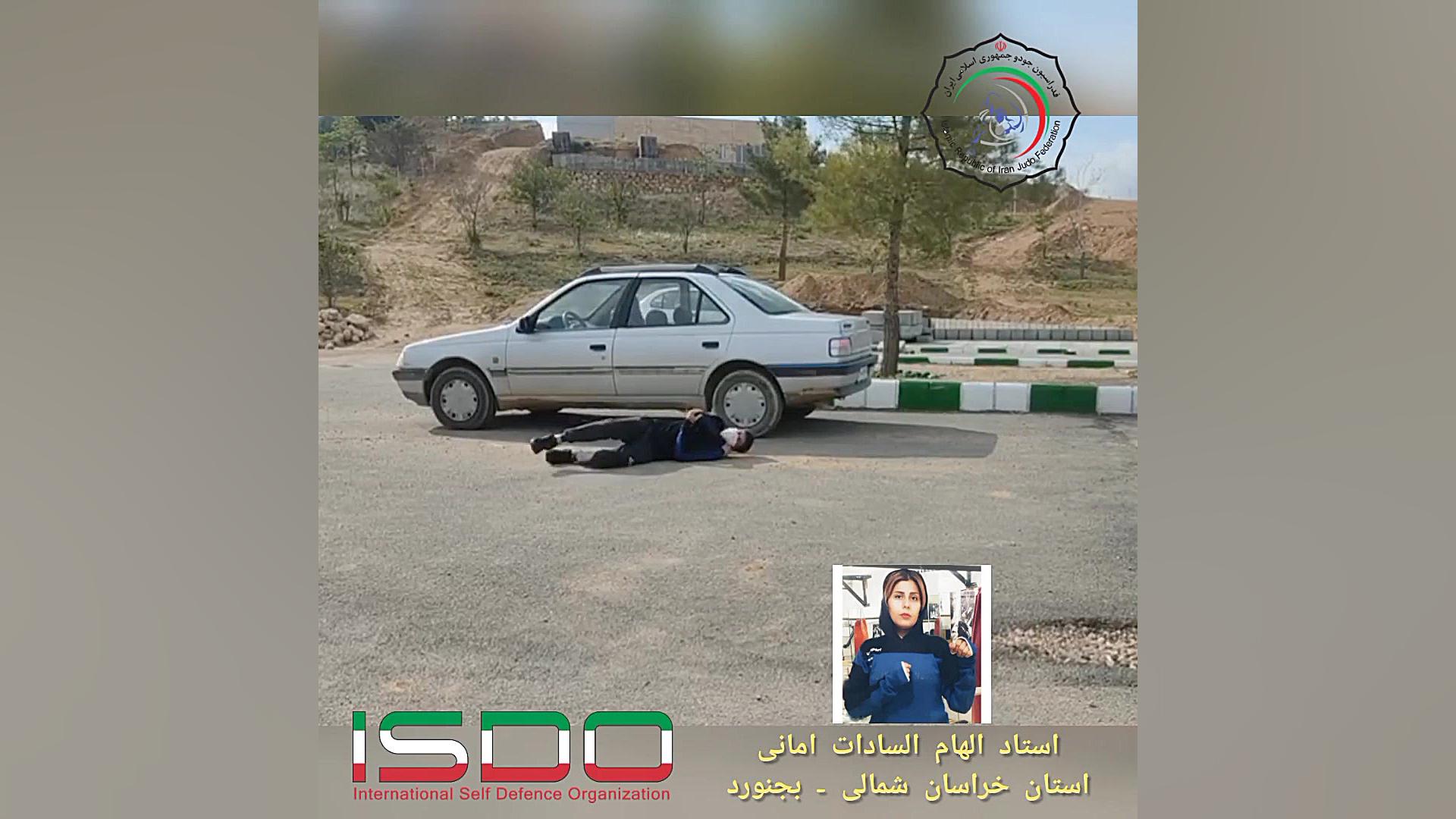 کیف قاپی از یک زن رزمی کار