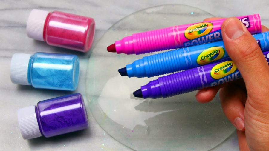 رنگی کردن اسلایم  اسلایم جدید