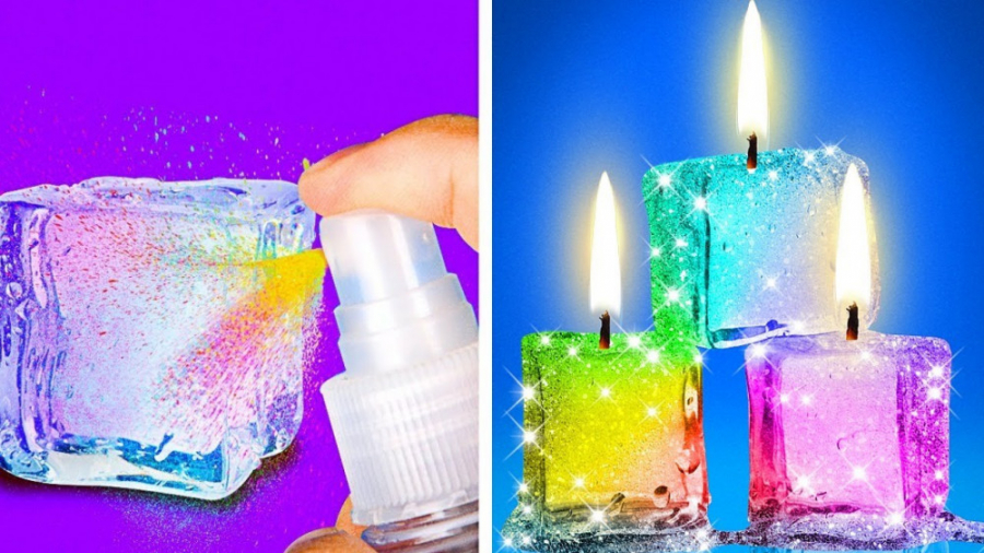 ایده های شمع درخشان