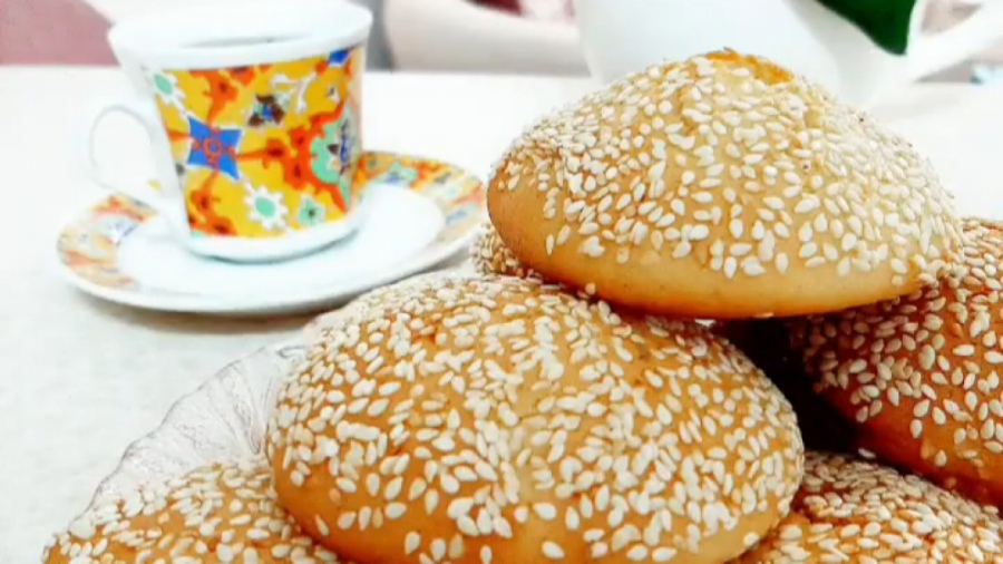 آموزش کلوچه کنجدی