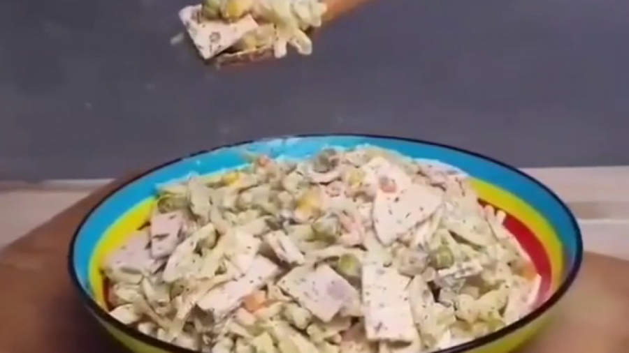  آموزش سالاد ماکارونی