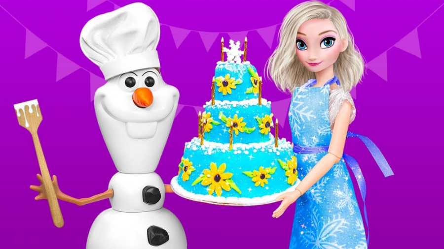 آموزش کیک و شیرینی باربی ^ ^ ت...