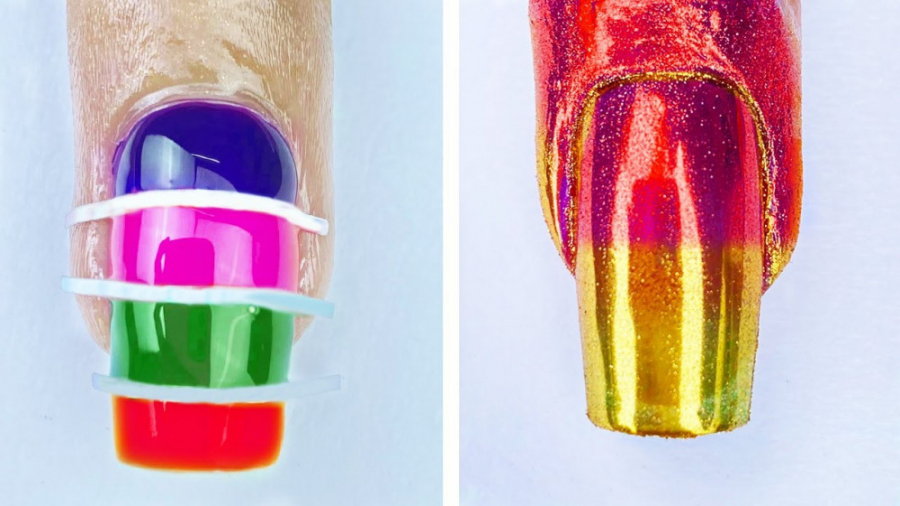 طرح های آسان و ساده دیزاین ناخ...