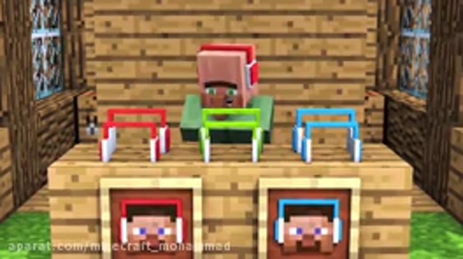 انیمیشن ماینکرافت ویلیجر