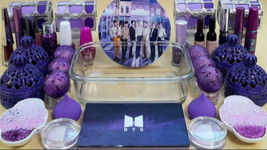 مخلوط کردن اسلایم شفاف بی تی ا...