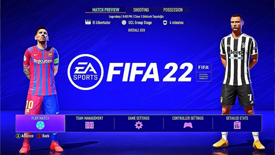 بارسلونا  یونتوس FIFA 21 PS5