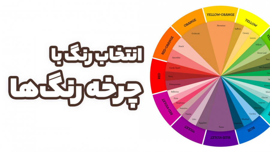انتخاب رنگ مناسب برای طراحی سا...
