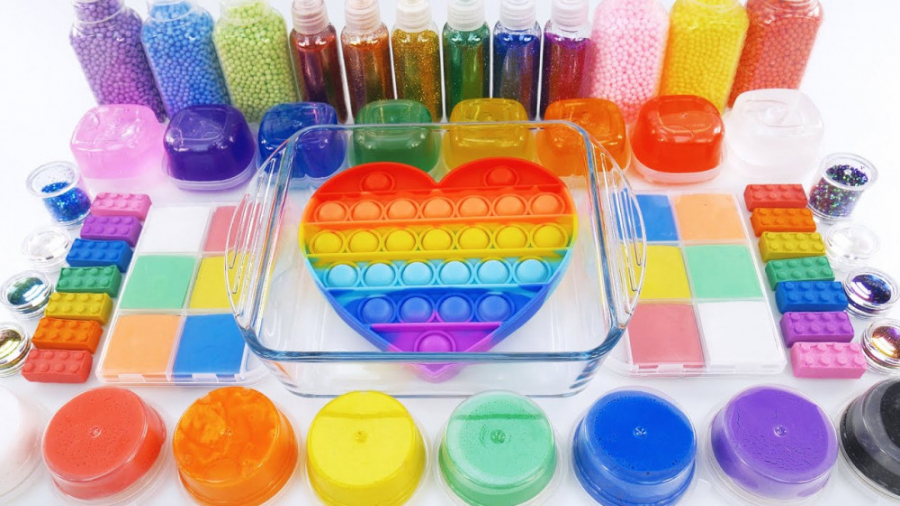 میکس اسلایم اکلیل خمیر کلی شن...