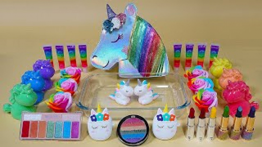 یونیکرن اسلایم رنگین کمانی