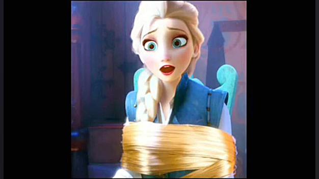 السا به جای راپونزل و السا به...