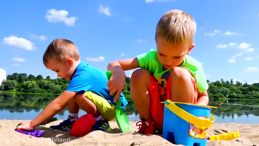 شن بازی لب ساحل  برنامه کودک ش...