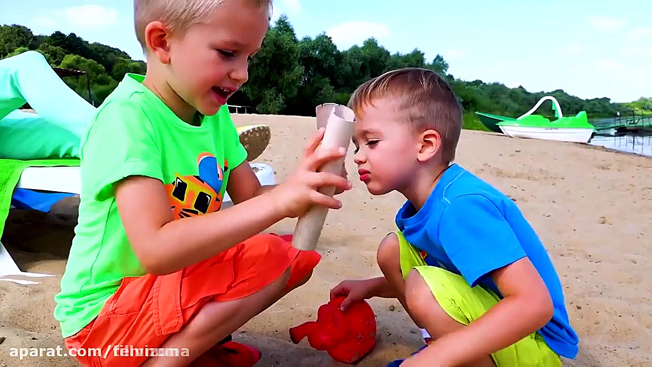 شن بازی لب ساحل  برنامه کودک ش...