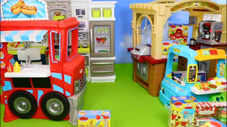 آنباکس اسباب بازی  وسایل آشپزخ...