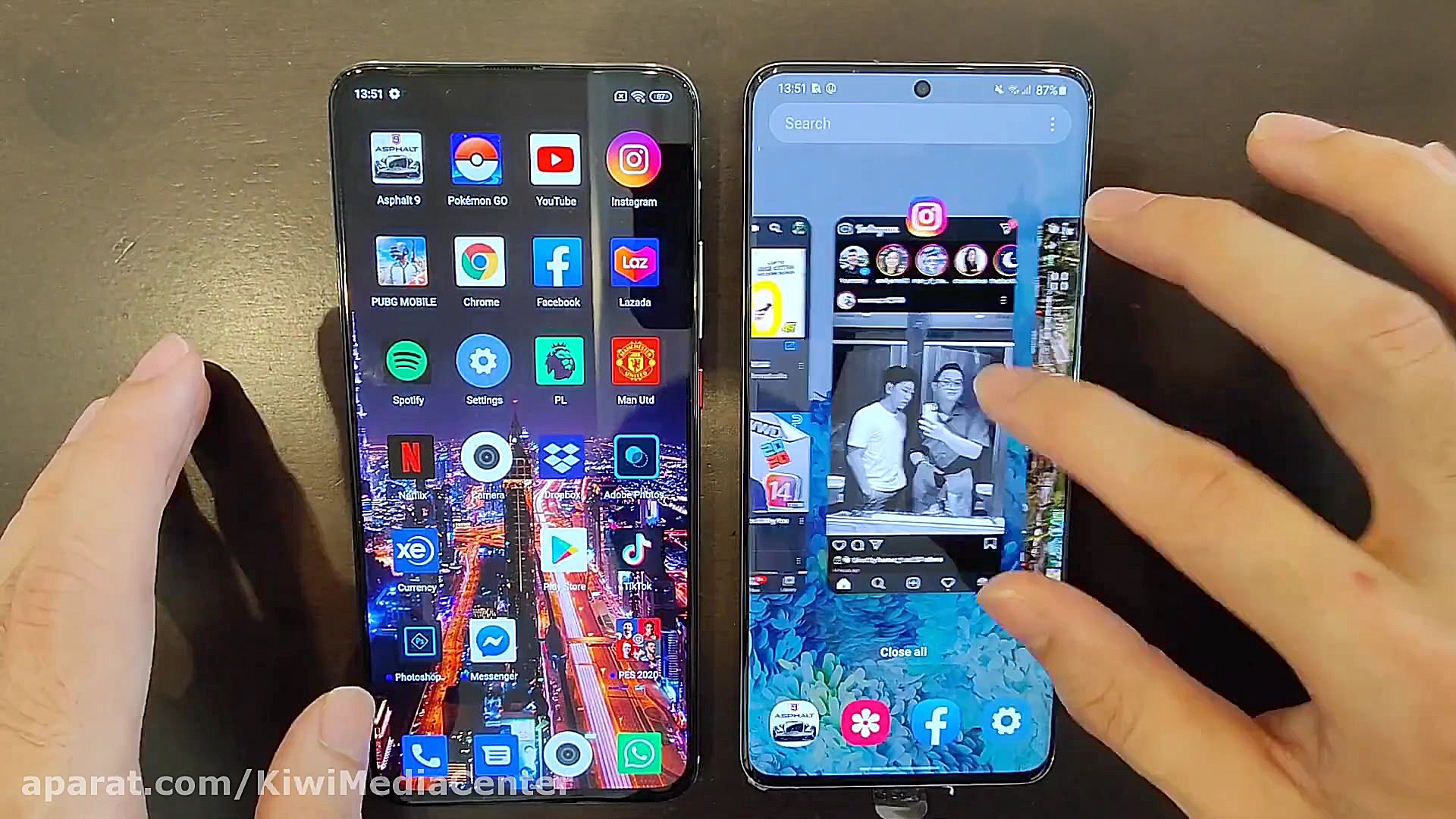 مقایسه سرعت گوشی های Poco F2 P...