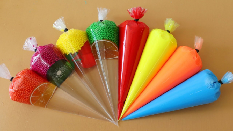 ساخت کرانچی اسلایم میوه ای