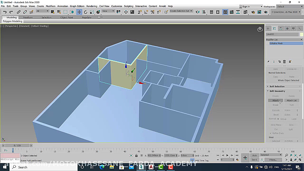 آموزش مکس جلسه چهارم.قسمت اول