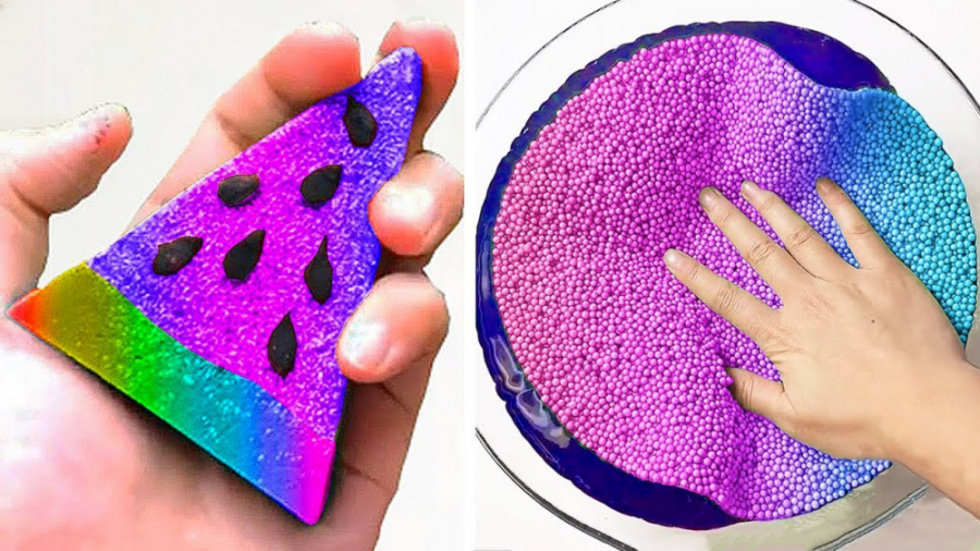 کالکشن اسلایم^^^^ بازی با اسلا...