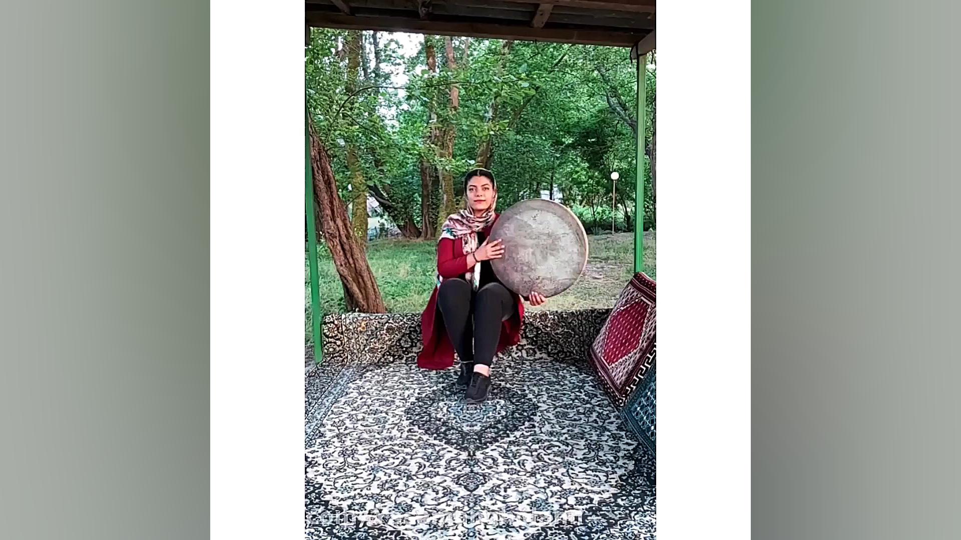 دفنوازی یاسمن غلامی ریتم۲ ۴