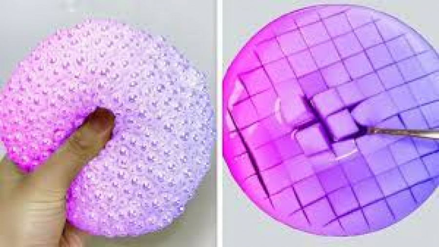 بازی با اسلایم اسمر بسیار جالب...