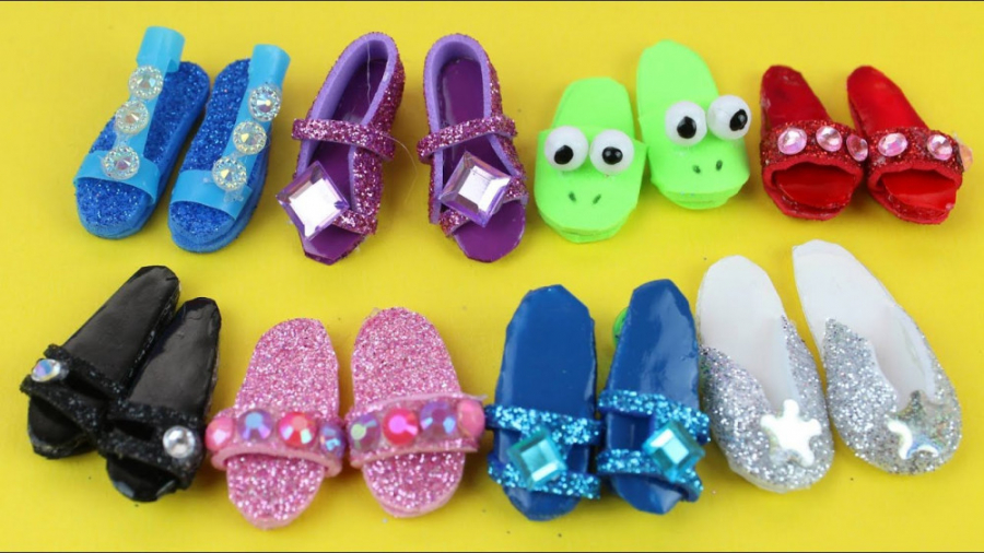 آموزش انواع کفش و صندل باربی