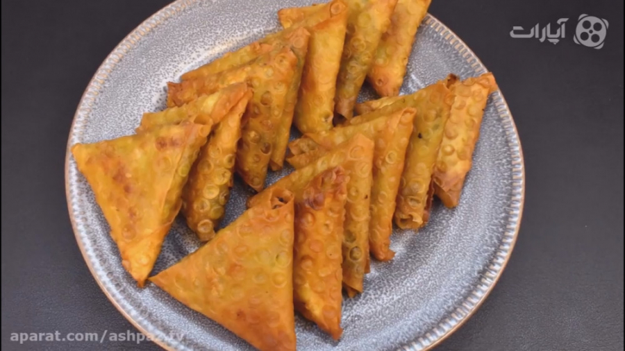 آموزش سموسه مرغ